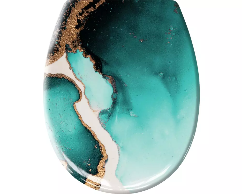 Kleine Wolke Toilettensitz Teal Grün