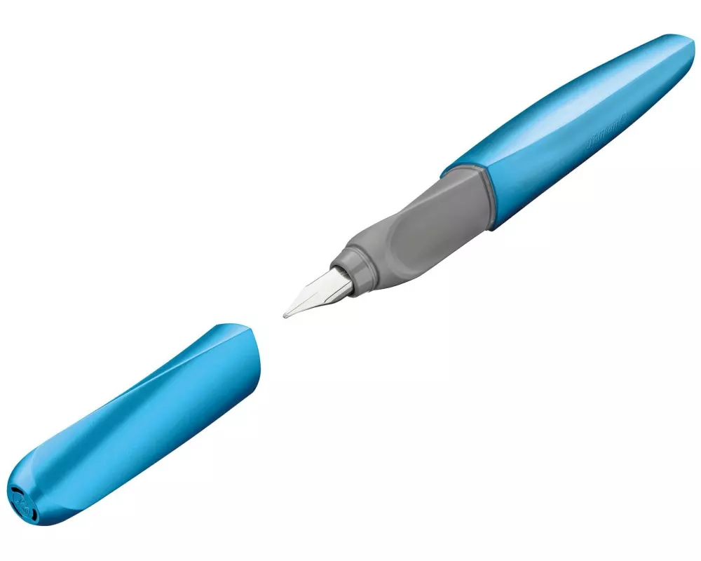 Pelikan Füllfederhalter Twist Metallic Medium (M), Blau
