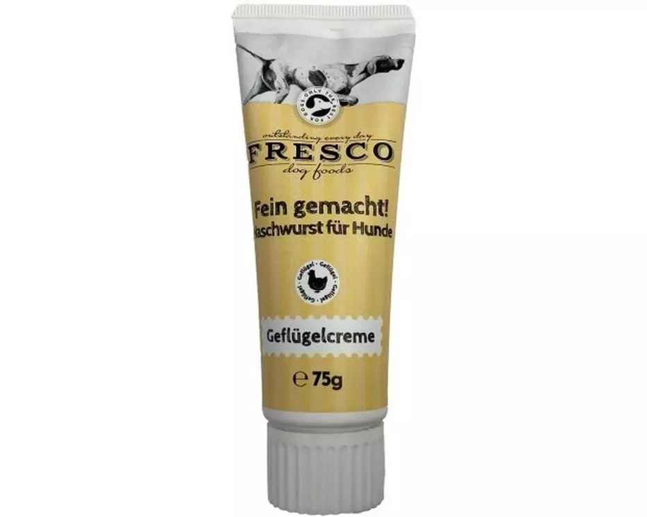 FRESCO Leckerli Naschwurst Geflügelcreme, 75g