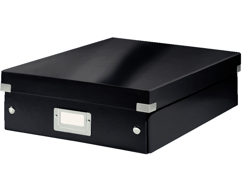 LEITZ Click&Store WOW Org.box M 60580095 schwarz 281x100x370mm