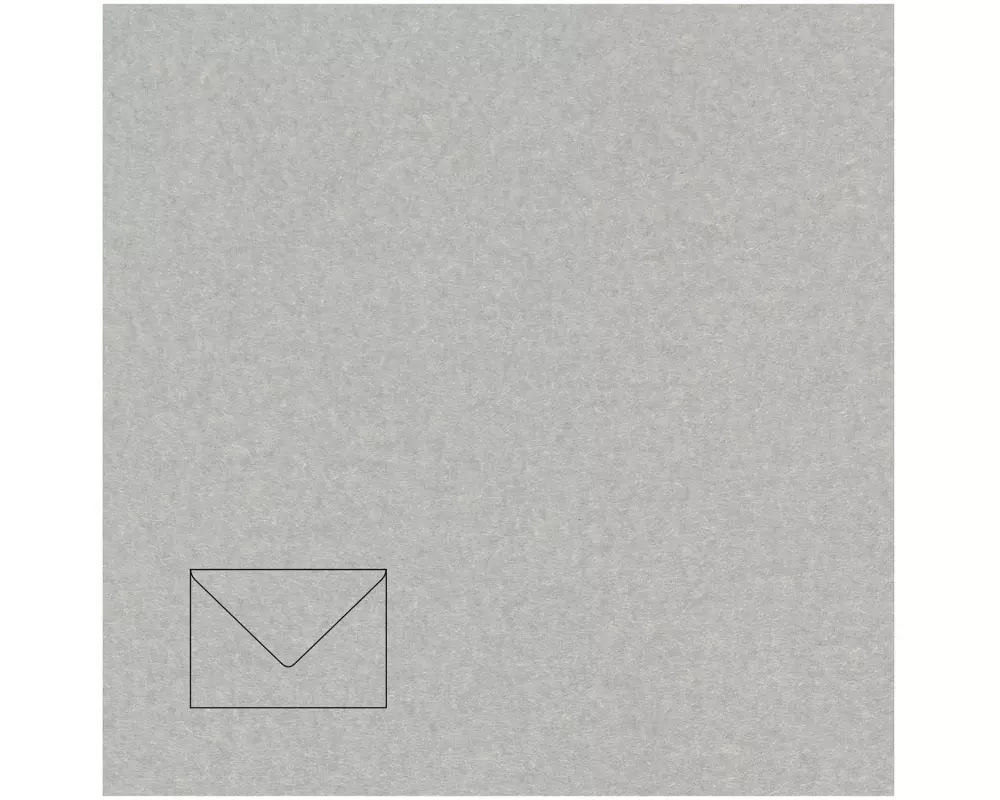 Rico Design Paper Poetry Essentials Umschlag B6 Silber, 50 Stück