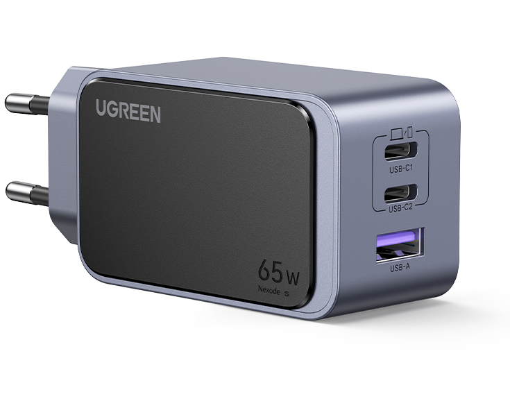 UGREEN USB-C Wallcharger Nexode S 35042 65W,3-Port,GaN,FastCharger