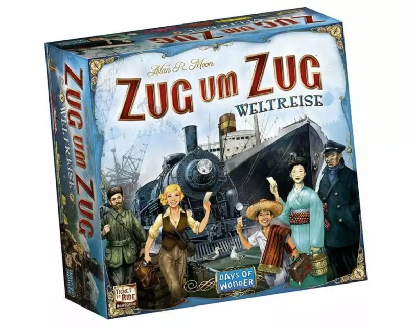 Days of Wonder Familienspiel Zug um Zug – Weltreise