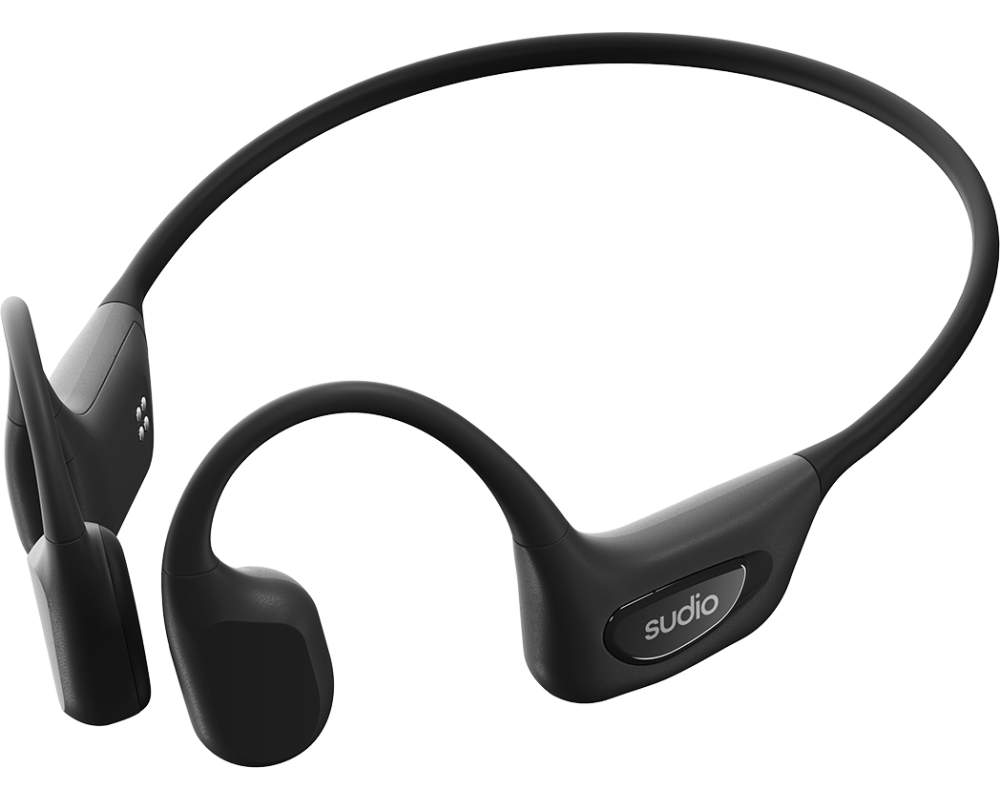 SUDIO Open-ear Headphones B5BLK B5, Black, Wireless