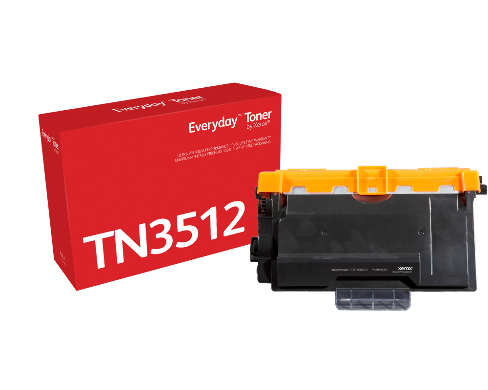 Everyday™ Schwarz Toner von Xerox, kompatibel mit Brother TN3512, Extra hohe Kapazität