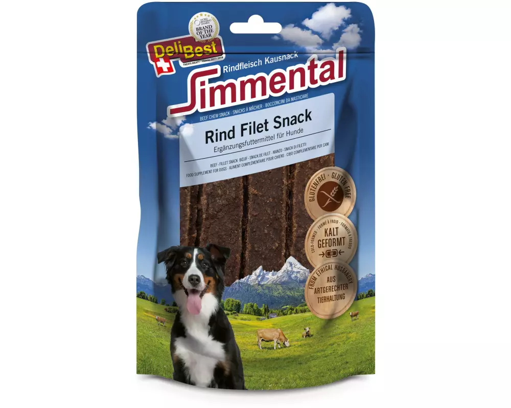 DeliBest Simmental Rind Filet Snack, 90 g