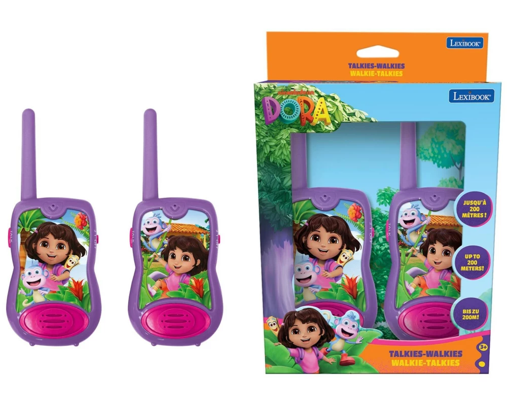 Lexibook Dora The Explorer Walkie-Talkies 200 m Lila Gürtelclip