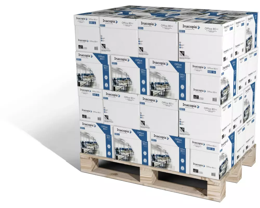 Papyrus Kopierpapier Inacopia Office A4, Weiss, 80 g/m²,100000 Blatt