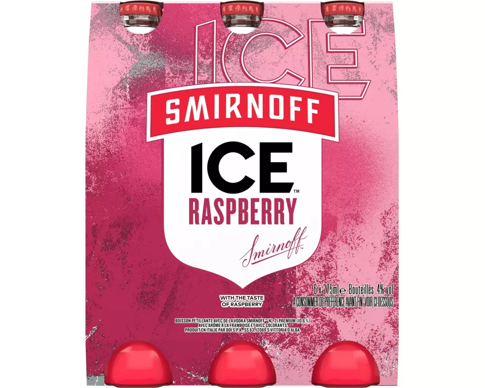Smirnoff Ice Raspberry 6 x 275 ml