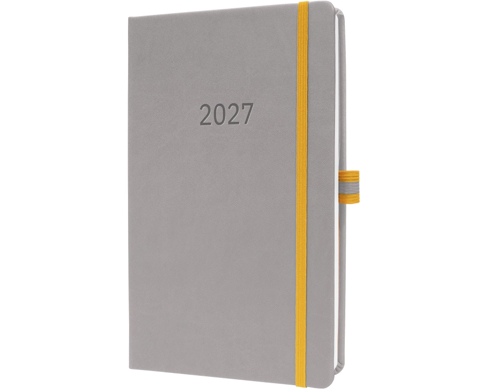 CONCEPTUM Wochenkalender Linescape 2027 L2704 1W/2S hellgrau 14.8x21.3cm