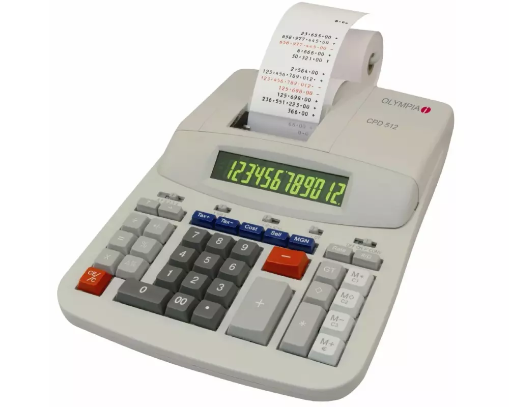 Olympia Bürorechner CPD 512 mit Druckfunktion