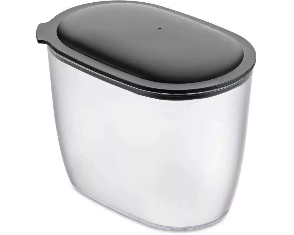 Koziol Vorratsdose Connect M 1.4 l, Dunkelgrau/Grau