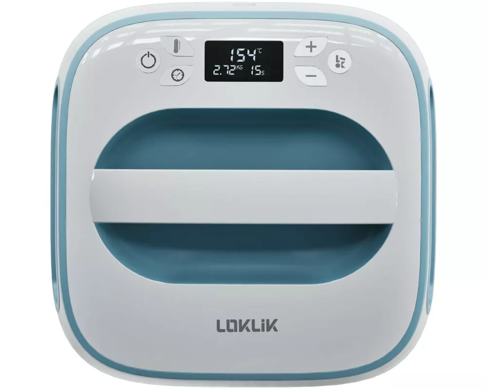 LOKLIK Easy Heat Press Weiss/Blau