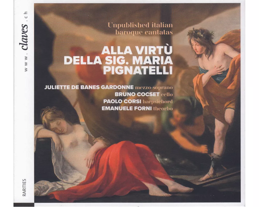 Alla virtu della Sig.Maria Pignatelli-Barockkant