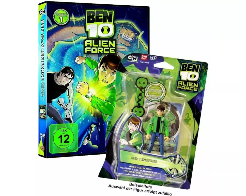Ben 10 Alien Force - Staffel 1 / Vol. 1 inkl. Bandai Actionfigur