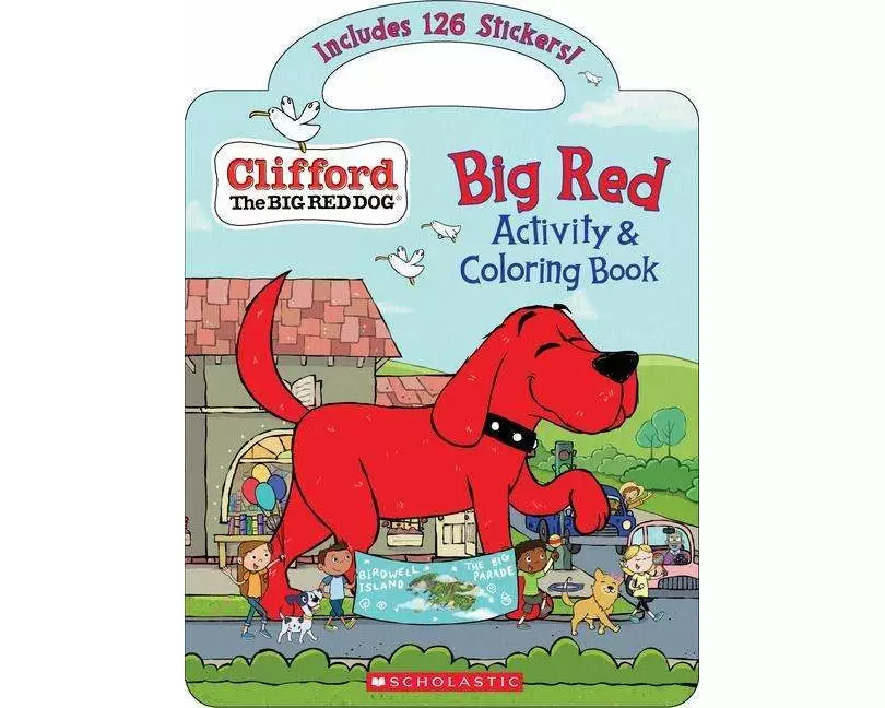 Big Red Activity & Coloring Book (Clifford the Big Red Dog)
