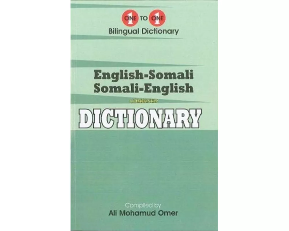 English-Somali & Somali-English One-to-One Dictionary