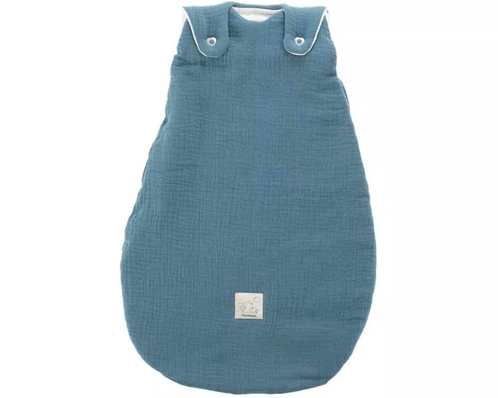 Träumeland Baby-Ganzjahresschlafsack jeansblau 56/62