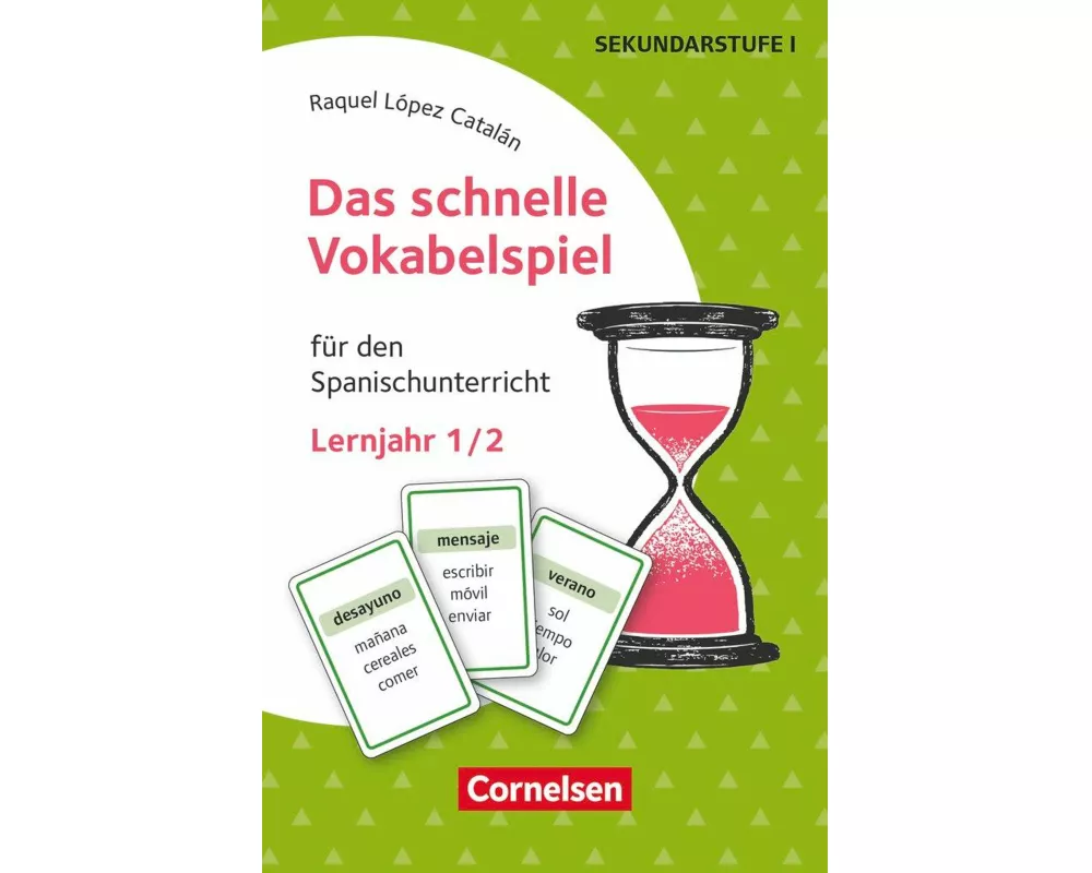 Das schnelle Vokabelspiel, Spanisch, Lernjahr 1/2, Für den Spanischunterricht, 30 Lernkarten