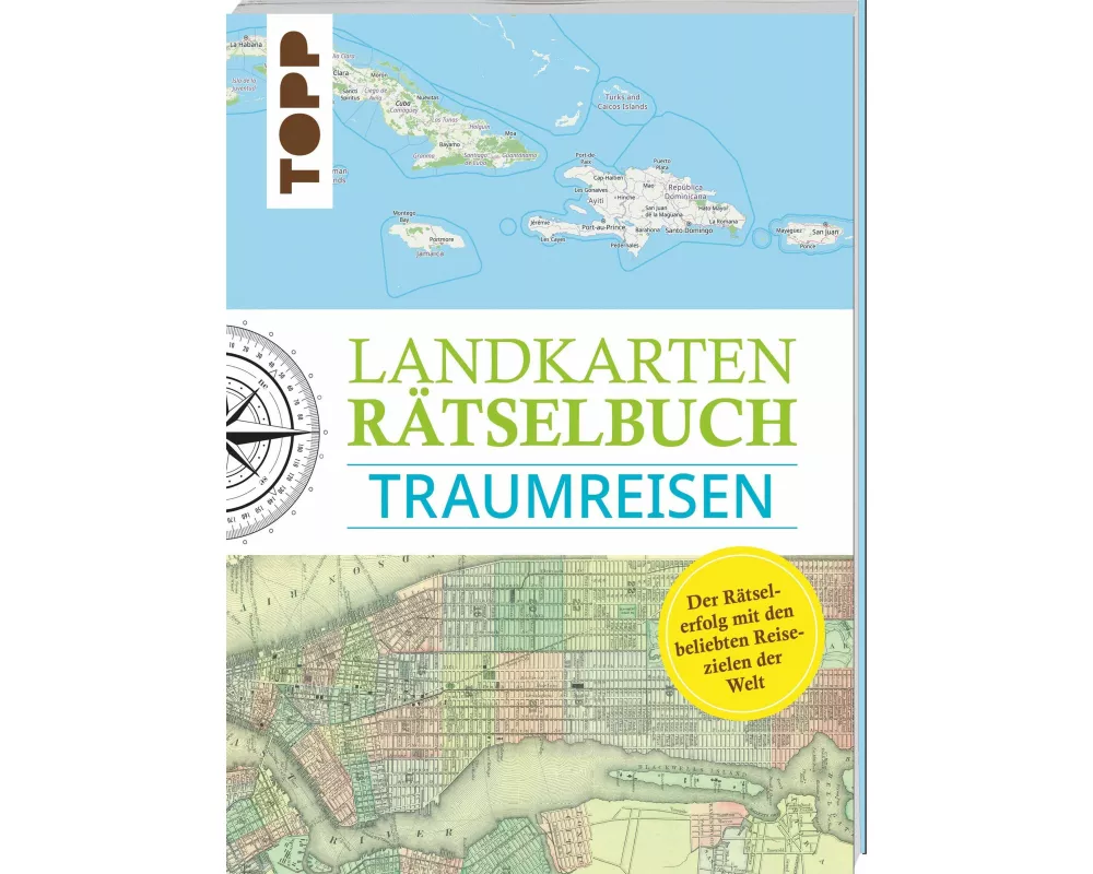 Landkarten Rätselbuch – Traumreisen
