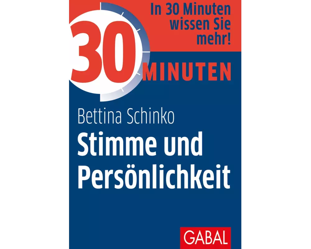 30 Minuten Stimme und Persönlichkeit