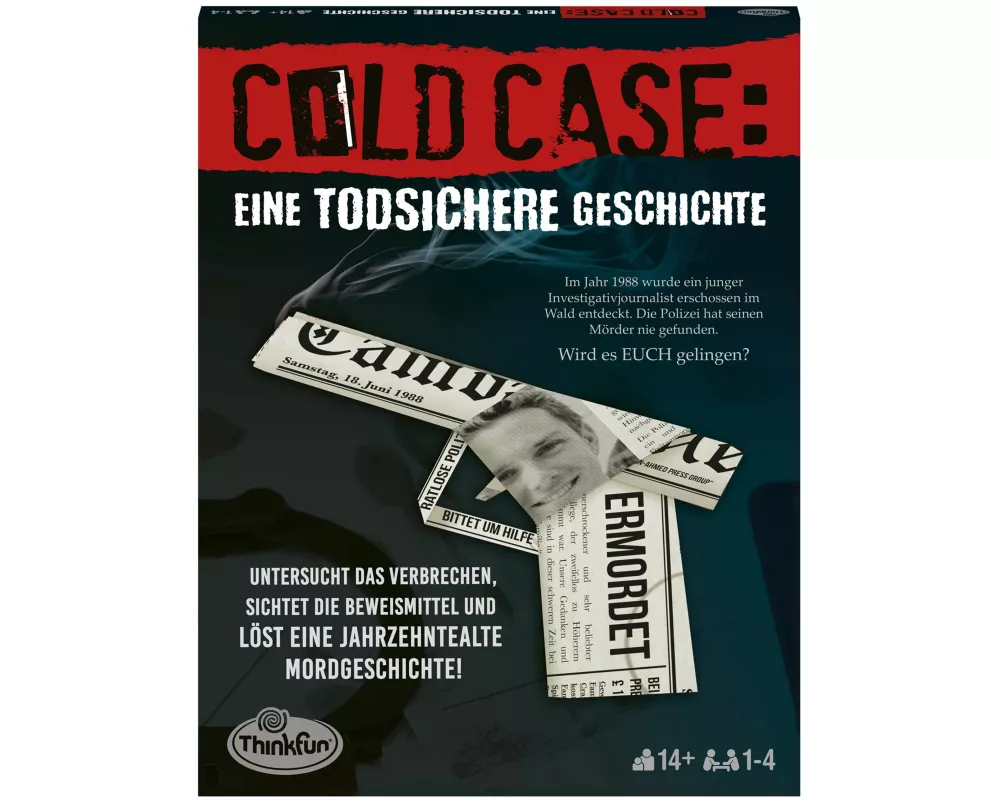 ThinkFun Cold Case: Eine todsichere Geschichte - Rätsel-Spiel ab 14 Jahre
