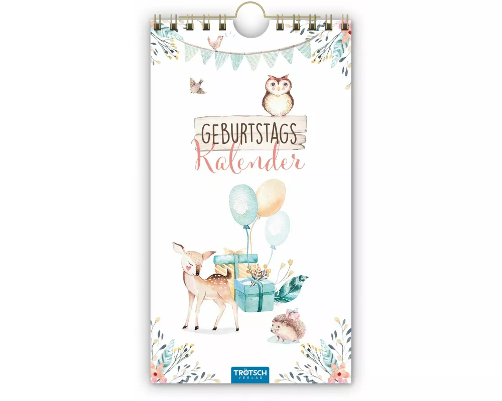 Trötsch Geburtstagskalender Waldfreunde
