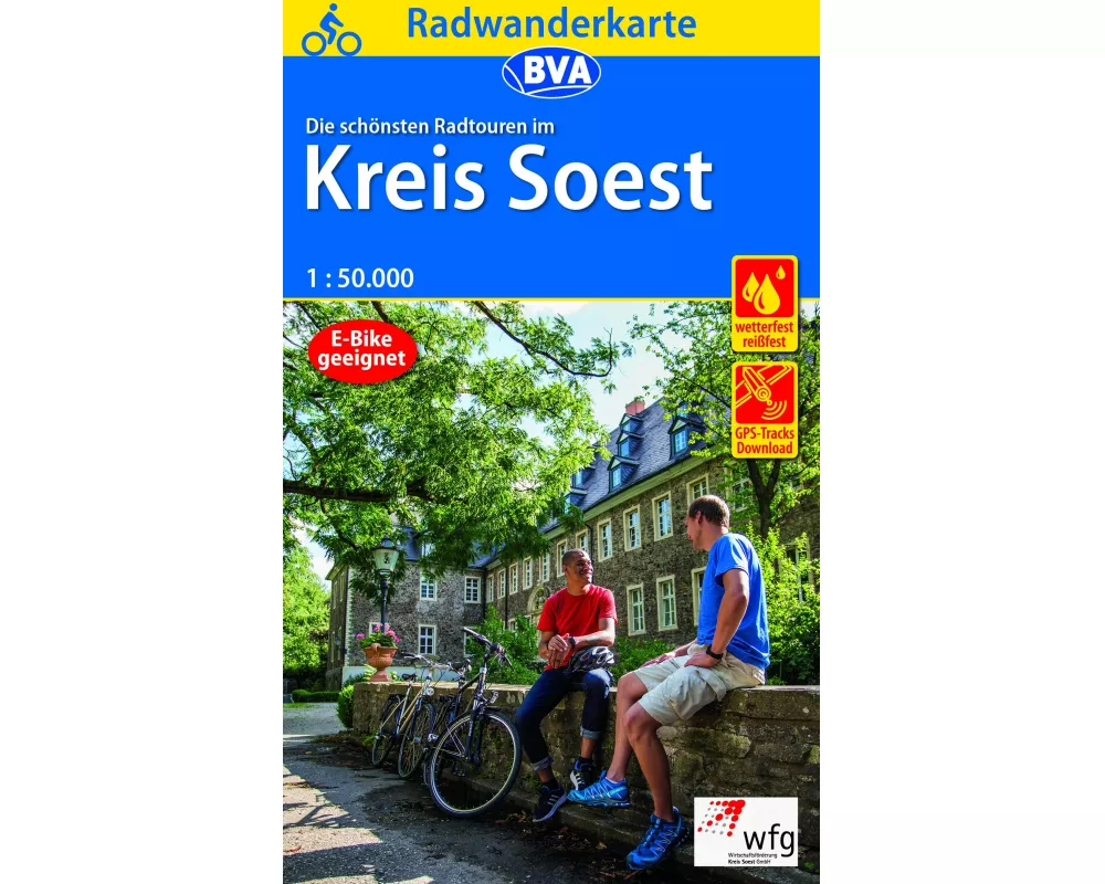 BVA Radwanderkarte Kreis Soest die schönsten Radtouren 1:50.000