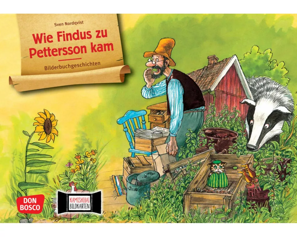 Wie Findus zu Pettersson kam. Kamishibai Bildkartenset