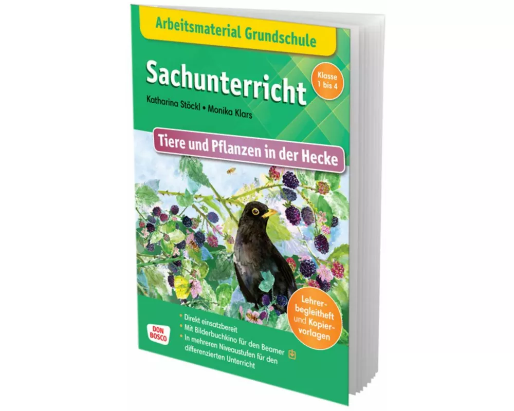 Arbeitsmaterial Grundschule. Sachunterricht: Tiere und Pflanzen in der Hecke
