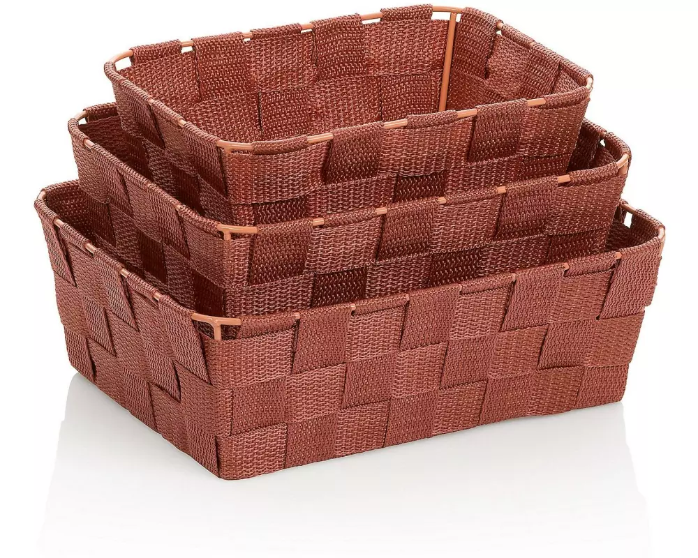 Kela Bad-Utensilienhalter Alvaro 3-teilig, Terracotta