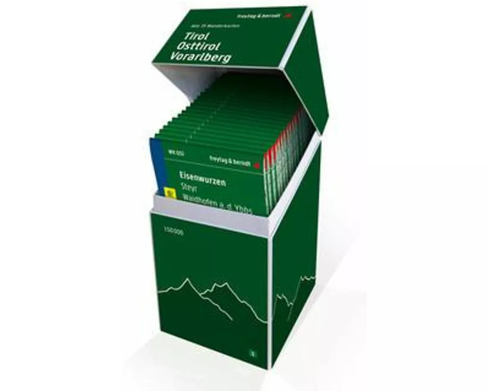 Tirol - Osttirol - Vorarlberg, Wanderkarten Set 1:50.000