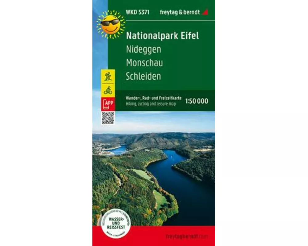 freytag & berndt Wanderkarte WKD 5371 Nationalpark Eifel, Nideggen - Monschau - Schleiden 1:50.000
