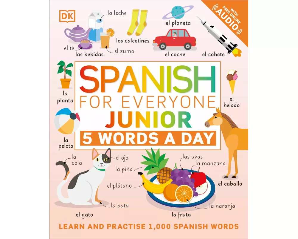 Spanish for Everyone Junior 5 Words a Day