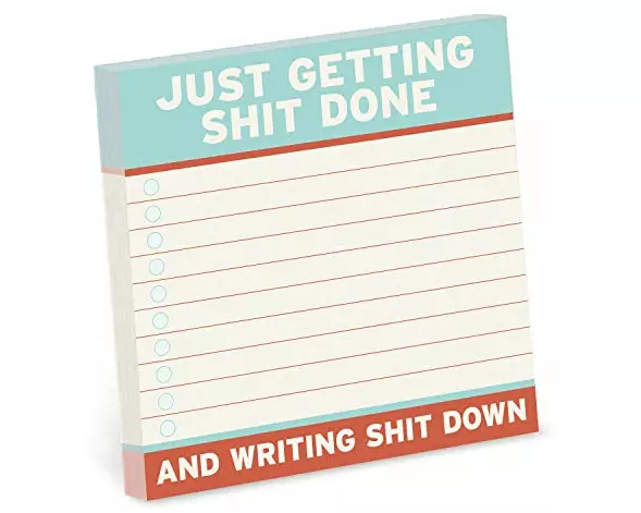 Getting Shit Done Large Sticky Notes (4 x 4-inches)