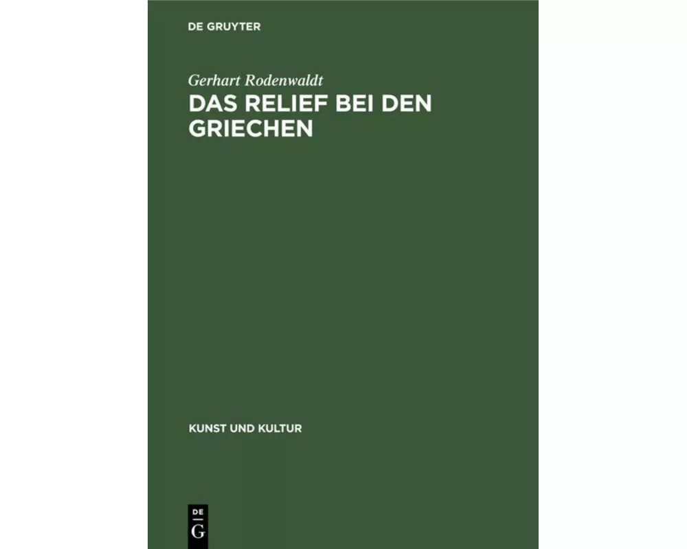 Das Relief bei den Griechen