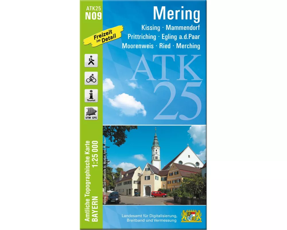 ATK25-N09 Mering (Amtliche Topographische Karte 1:25000)