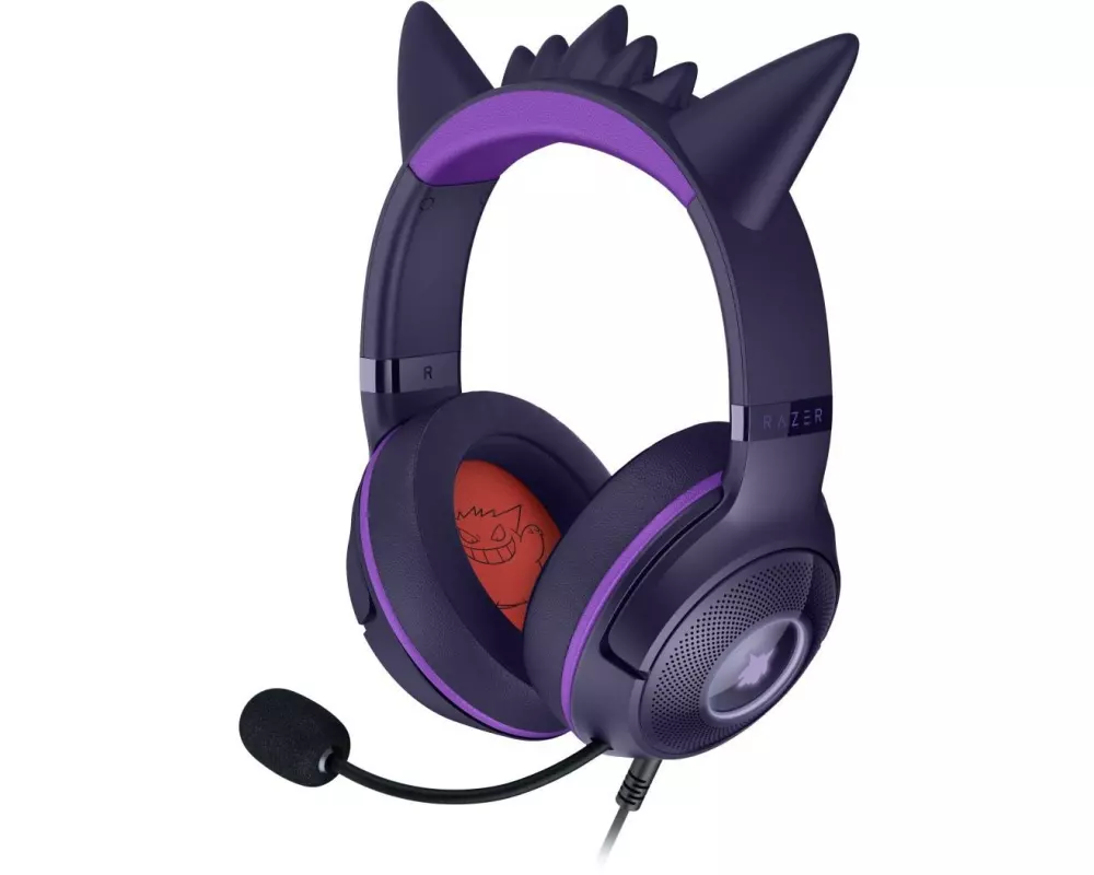 Razer Kraken Kitty V2 - Pokémon Gengar Ed. USB, RGB