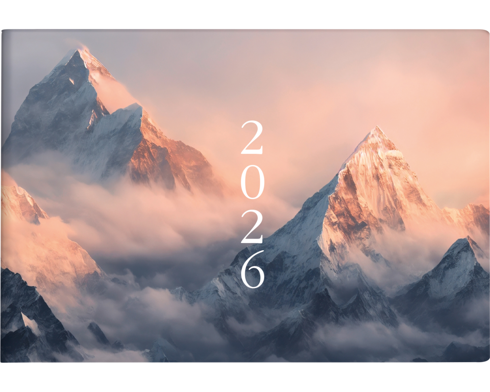 RIDOIDE Taschenagenda Septimus 2026 7017507016.26 1W/2S Mountains DE 15.2x10.2cm