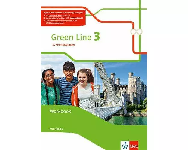 Green Line 3. Ausgabe 2. Fremdsprache. Workbook mit Audios Klasse 8