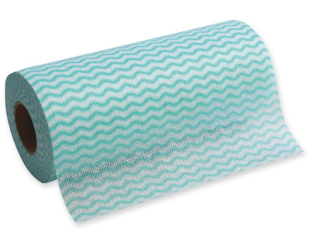 HYGOCLEAN Reinigungstuch 20x40cm 930.2 grün, weiss 1 Rolle/50 Blatt