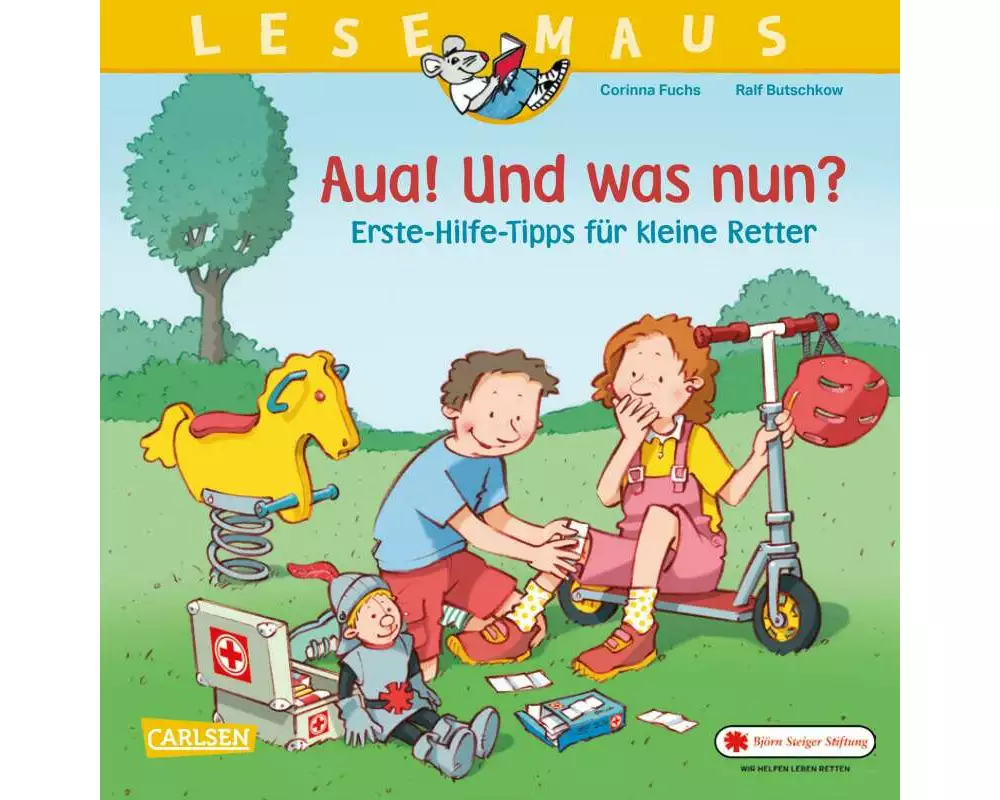 LESEMAUS 112: Aua! Und was nun? Erste-Hilfe-Tipps für kleine Retter