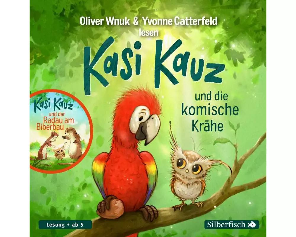 Kasi Kauz und die komische Krähe, Kasi Kauz und der Radau am Biberbau