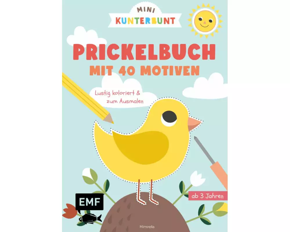 Mini Kunterbunt – Mein erstes Prickelbuch für Kinder ab 3 Jahren