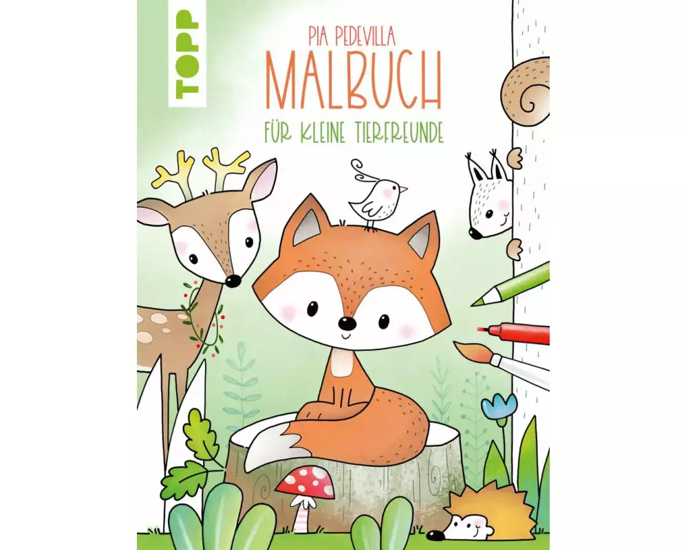 Pia Pedevilla Malbuch - Für kleine Tierfreunde