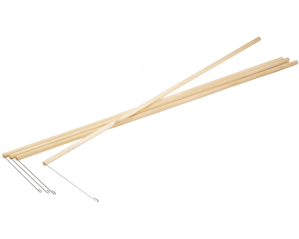 FOLIA Laternenholzstäbe 8x600mm 980 50 Stück