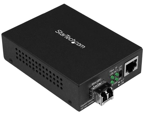 StarTech.com MCM1110MMLC network media converter 1000 Mbit/s 850 nm Multi-Modus Schwarz