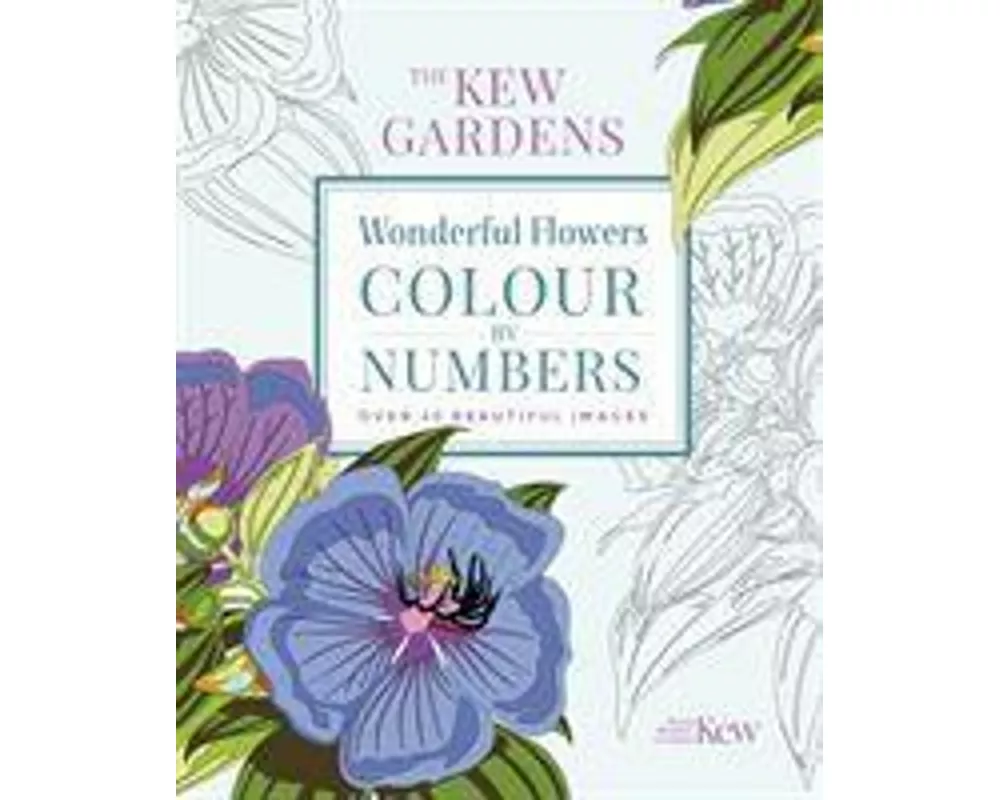 The Kew Gardens Wonderful Flowers Colour-by-Numbers