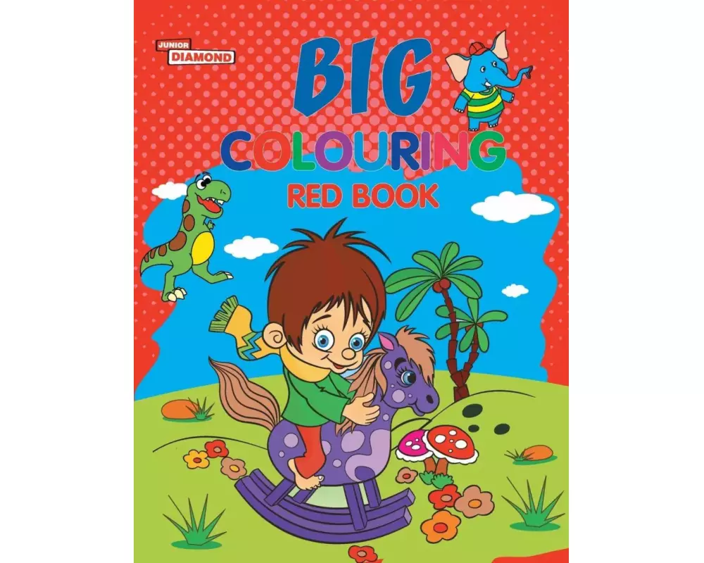 Big Colouring Red Book for 5 to 9 years Old Kids| Fun Activity and Colouring Book for Children