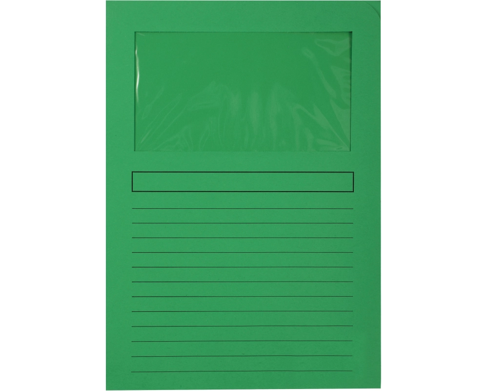 BIELLA Fenstermappe Evergreen A4 5010330BIEU grün 10 Stück